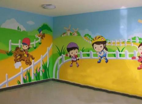 扬州幼儿园墙体彩绘制作流程及注意事项