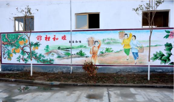 扬州乡镇文化墙 乡风文明焕发新活力