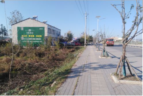 扬州书山南院墙体广告