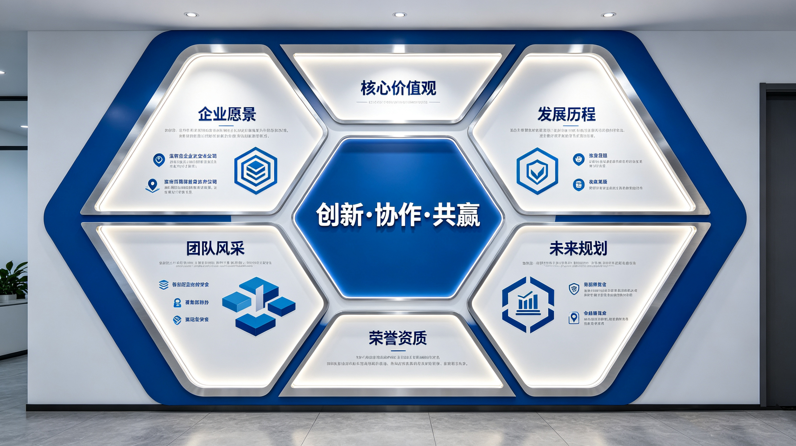 扬州企业文化墙六边形避坑指南（新手常犯5个错误）